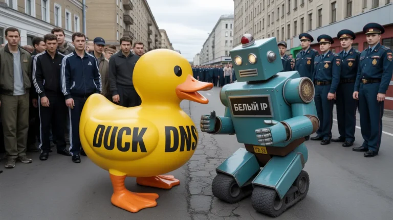 Установка DuckDNS