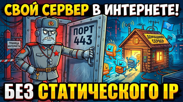 Домашний сервер на динамическом IP бесплатно! Dynamic DNS, проброс портов, N8N